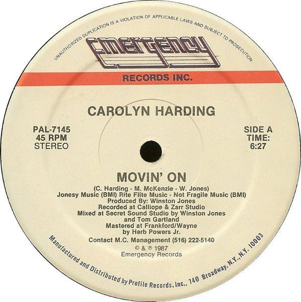 movin' on
