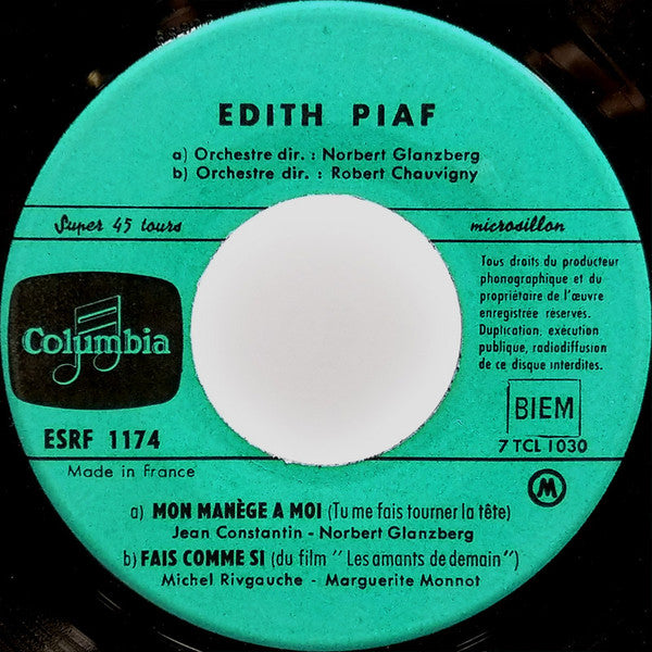 mon manège à moi (7inch single)