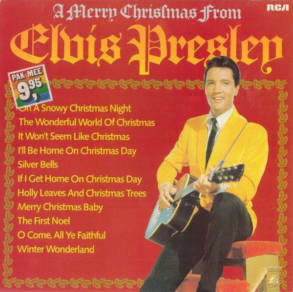 a merry christmas from elvis presley