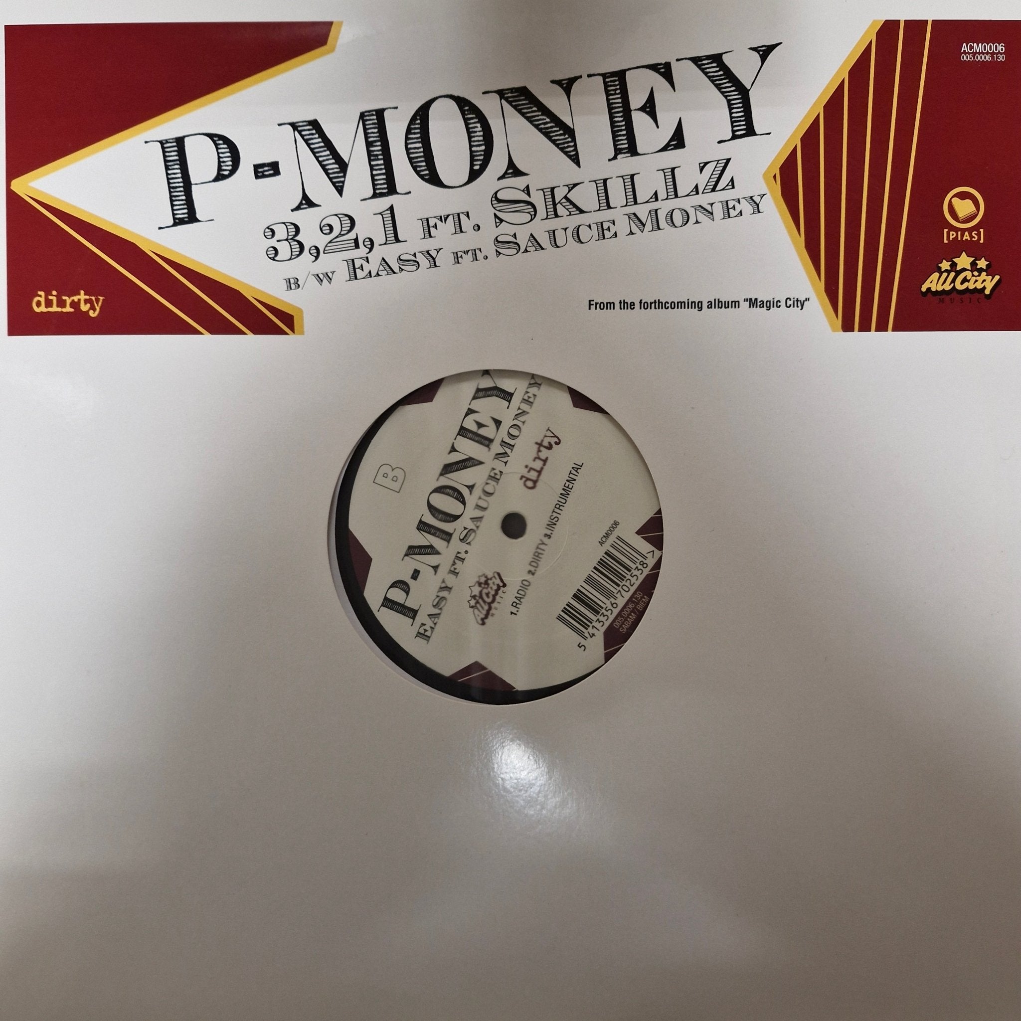 money – 3, 2, 1 / easy (lp)