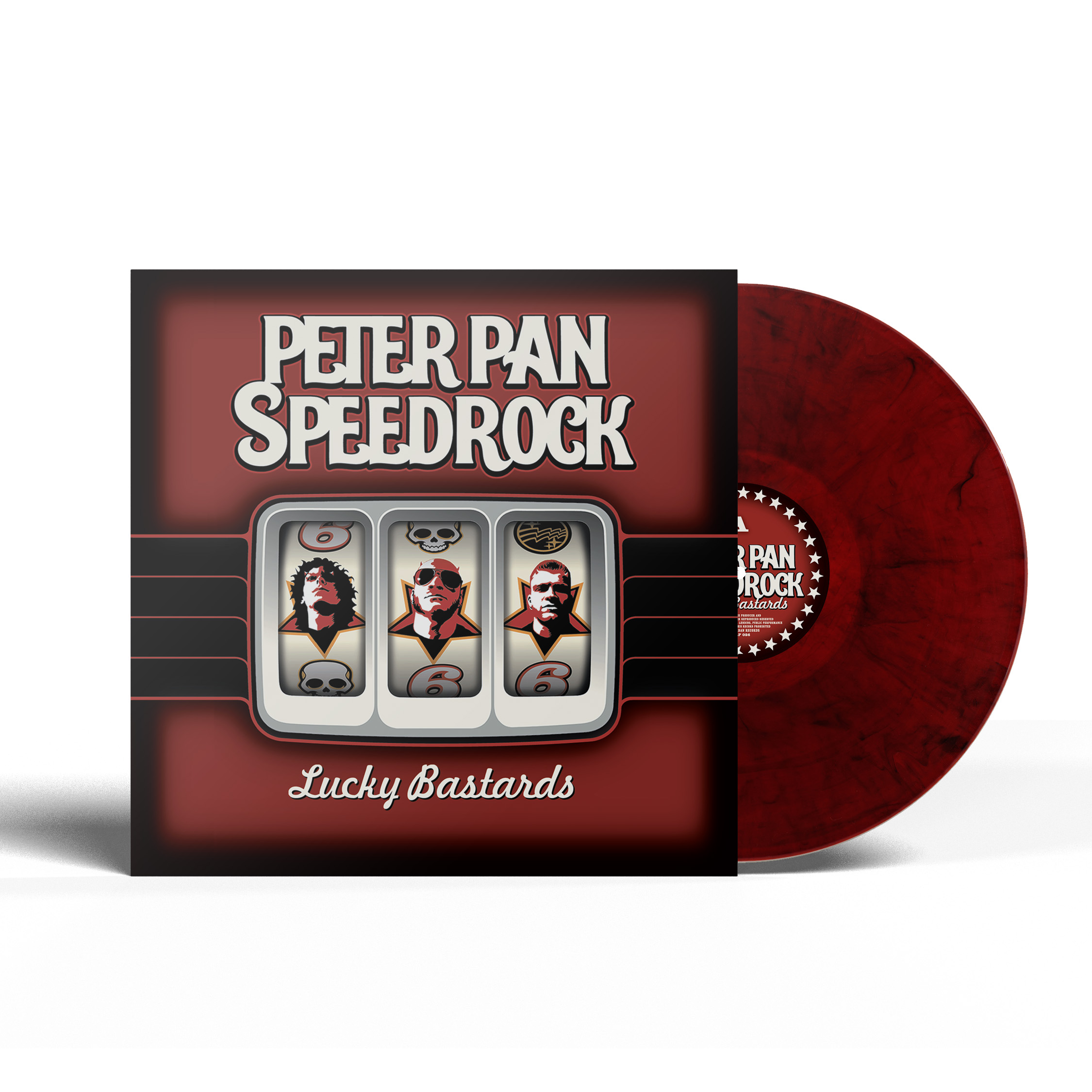 lucky bastards (dracula red vinyl)