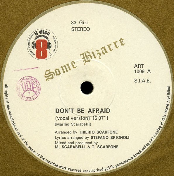 don't be afraid