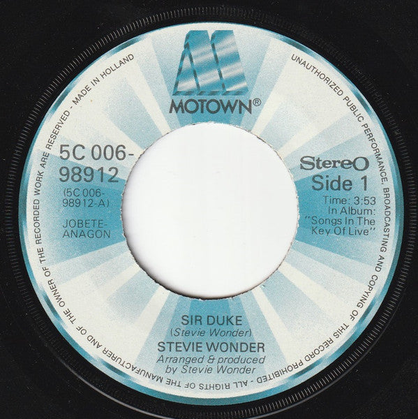 sir duke (7inch single)