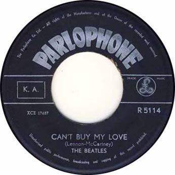 can't buy me love (7inch single)