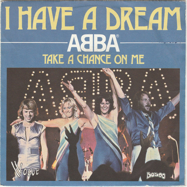 i have a dream   take a chance on me (7inch)