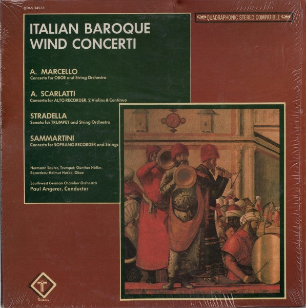 italian baroque wind concerti (baroque works for trumpet, recorder & oboe)