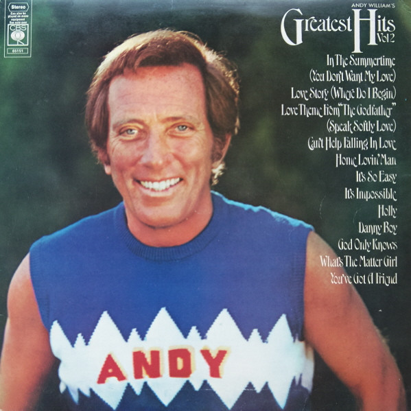 andy william’s greatest hits vol 2