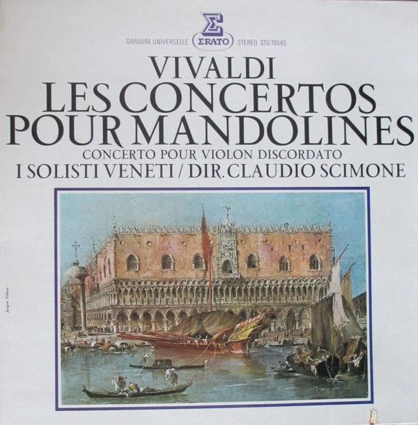 les concertos pour mandolines / concerto pour violon discordato