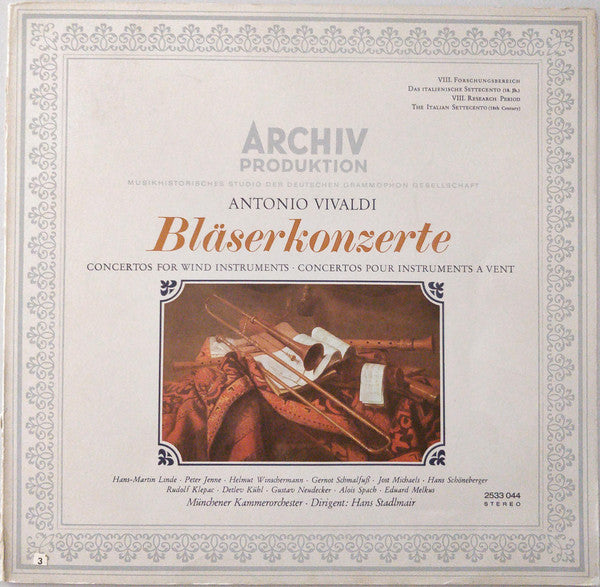münchener kammerorchester, hans stadlmair - bläserkonzerte