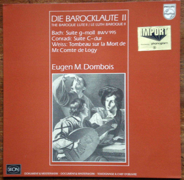 eugen m. dombois - the baroque lute ii / die barocklaute ii / le luth baroque ii