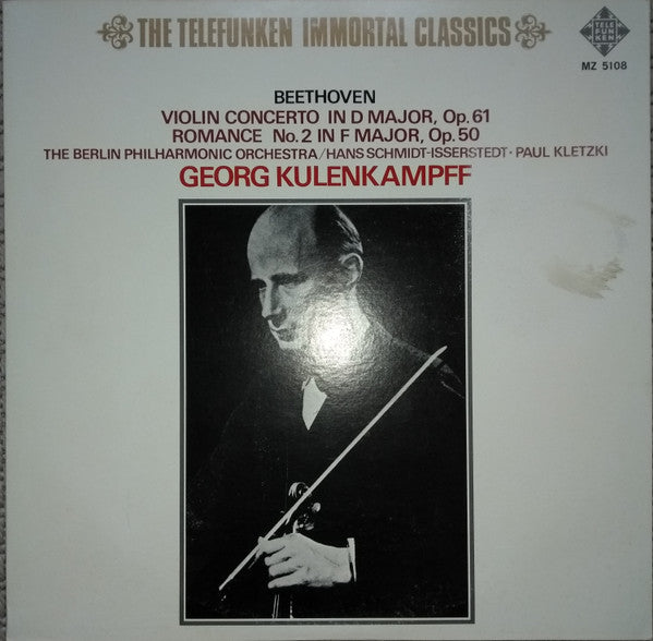violin concerto in d major, op. 61 romance no.2 in f major, op. 50