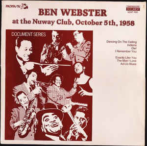 at the nuway club, october 5th, 1958