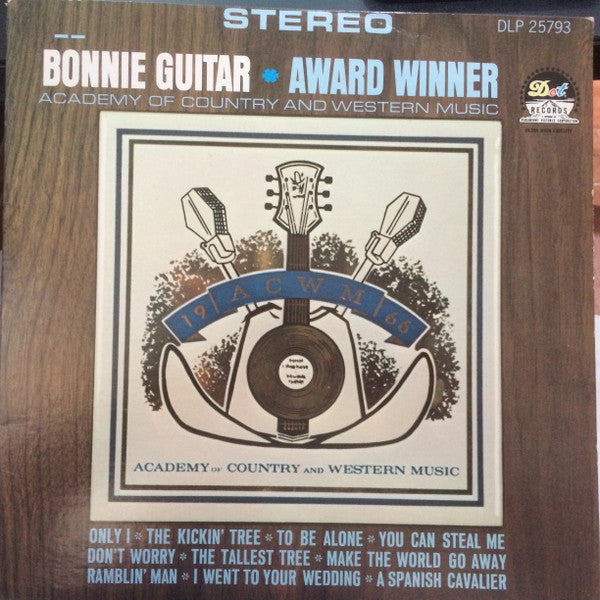 award winner:  academy of country and western music