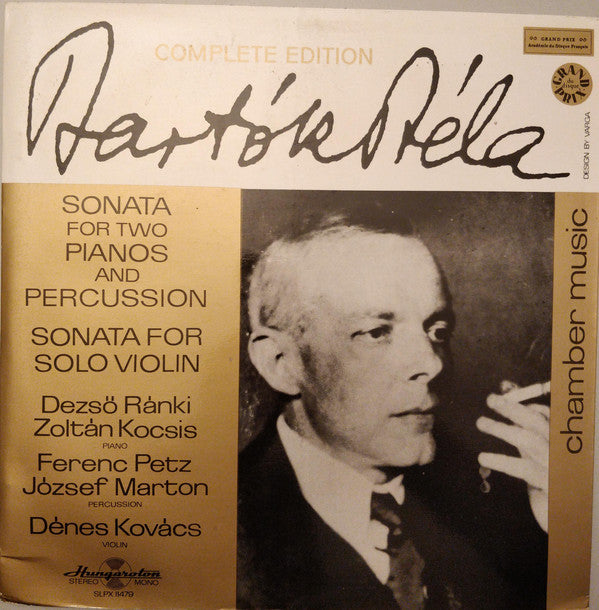dezső ránki, zoltán kocsis, petz ferenc, józsef marton, dénes kovács - sonata for two pianos and percussion   sonata for solo violin