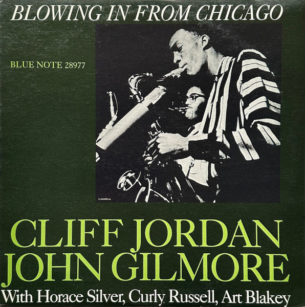 blowing in from chicago