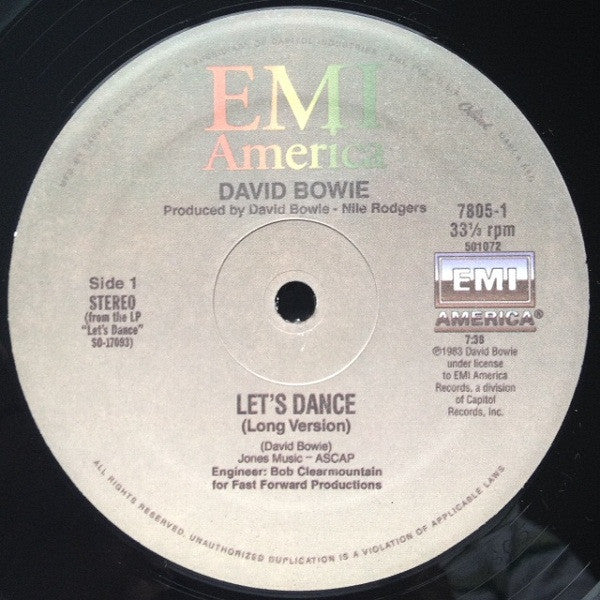 let's dance / fame (12inch maxi)