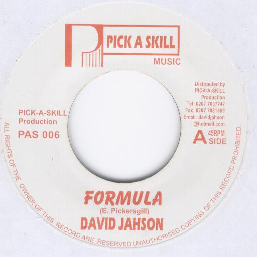 formula / high grade dub (7inch single)