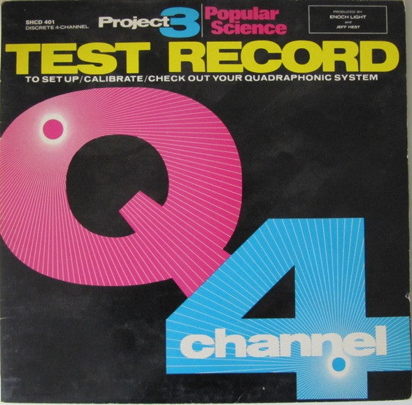 test record (to set up / calibrate / check out your quadraphonic system)