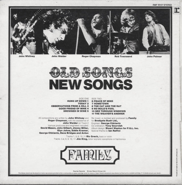 old songs, new songs