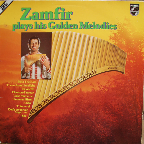 plays his golden melodies