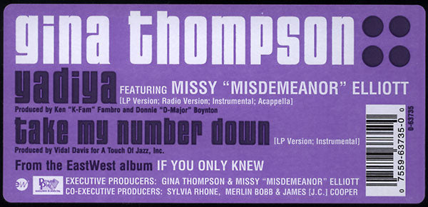 ya di ya / take my number down 12