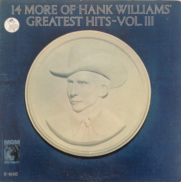 14 more of hank williams' greatest hits vol. iii (lp)