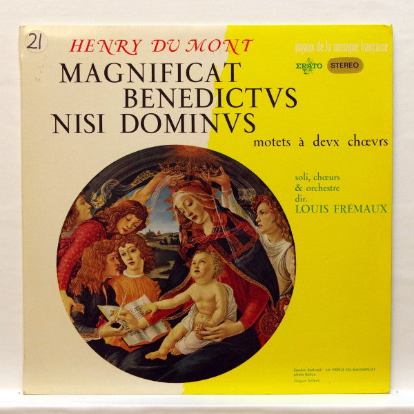 chorale philippe caillard, orchestre jean francois paillard*, louis frã©maux - magnificat / nisi dominus / benedictus