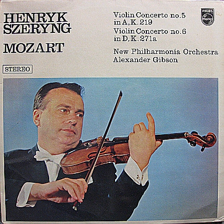 violin concerto no.5 in a, k.219 / violin concerto no.6 in d, k.271a