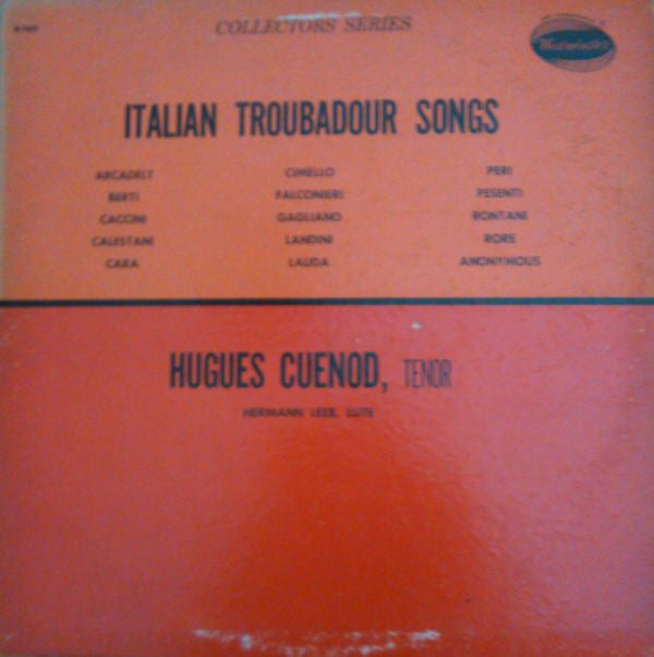 italian troubadour songs