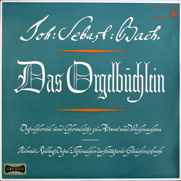 das orgelbüchlein - orgelchoräle und choralsätze zu advent und weihnachten