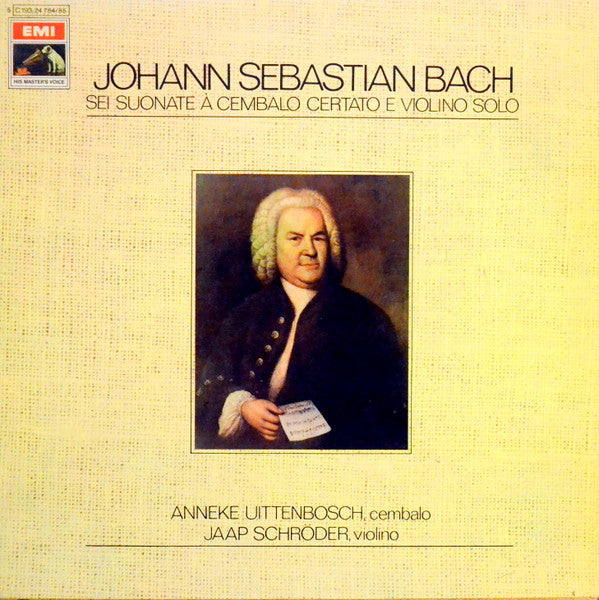 six sonatas for harpsichord and violin