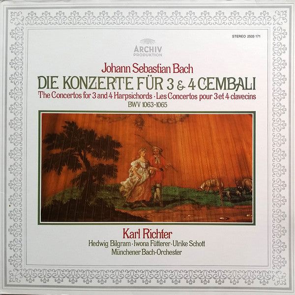 karl richter, hedwig bilgram • iwona fütterer • ulrike schott, münchener bach-orchester - die konzerte für 3 & 4 cembali (bwv 1063-1065)