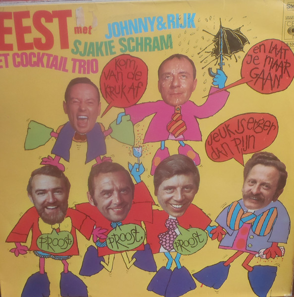 feest met johnny & rijk, sjakie schram, het cocktail trio