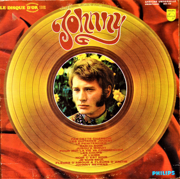 le disque d'or de johnny
