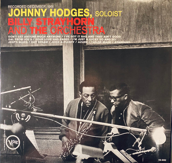 johnny hodges with billy strayhorn and the orchestra