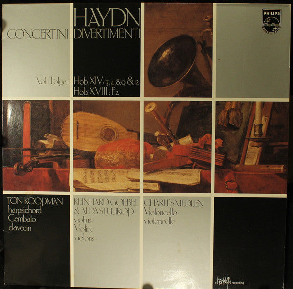 ton koopman, reinhard goebel, alda stuurop, charles medlam - concertini & divertimenti vol./ folge i hob. xiv: 3, 4, 8, 9 & 12/ hob. xviii: f2