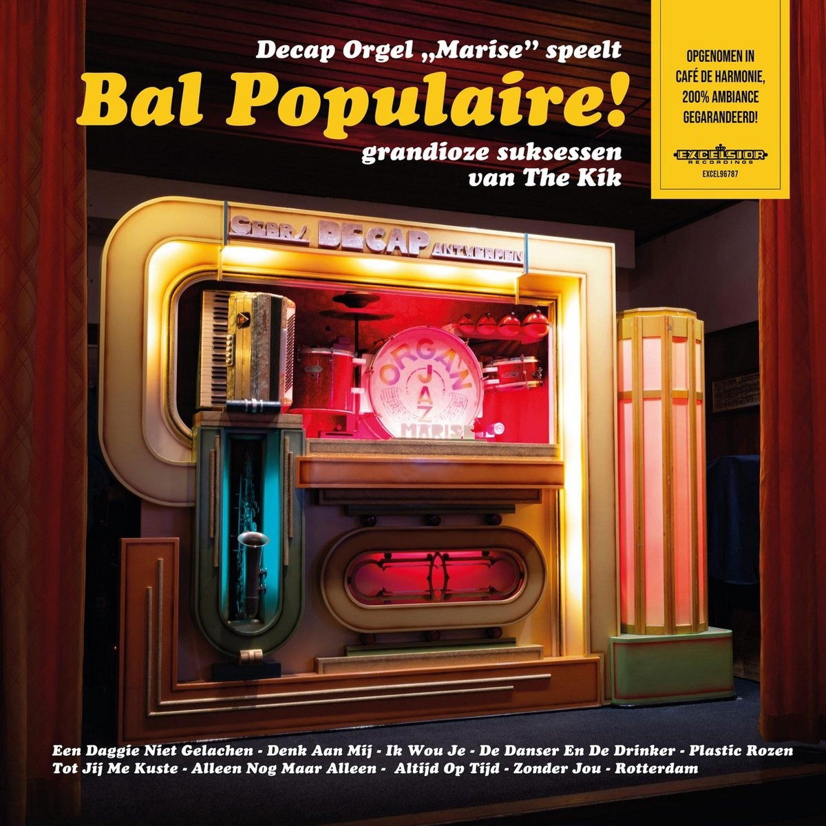 decap orgel marise speelt bal populaire! (lp)