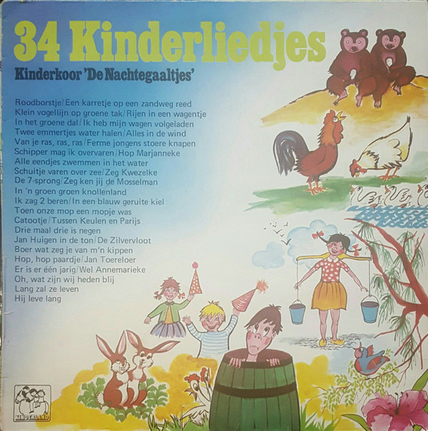 34 kinderliedjes