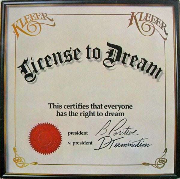 license to dream