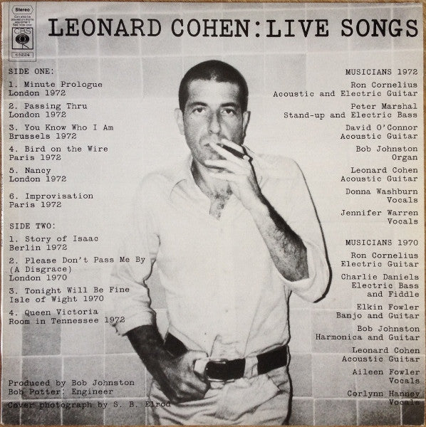 live songs (lp)