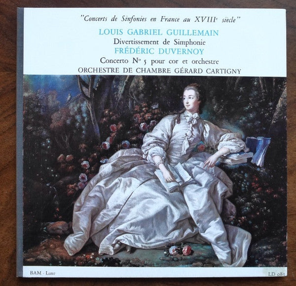 orchestre de chambre gã©rard cartigny, georges barboteu - concerts de sinfonies en france au xviiie siã¨cle