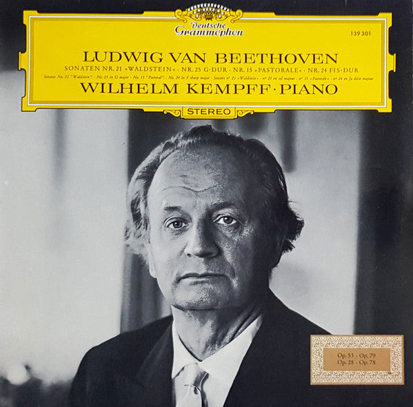 wilhelm kempff - sonaten nr. 21 â»waldsteinâ«, nr. 25 g-dur, nr. 15 â»pastoraleâ«, nr. 24 fis-dur