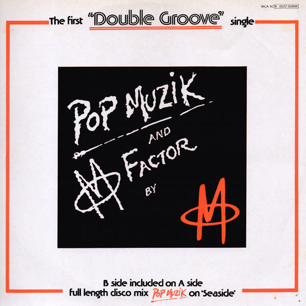 pop muzik / m factor (12,single,45 rpm)