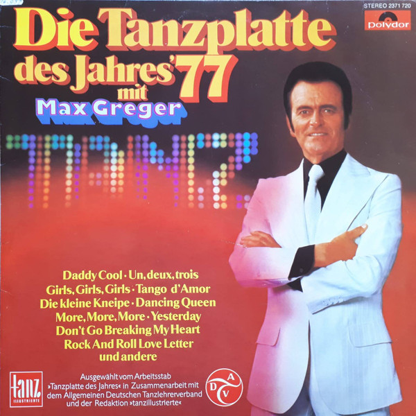 die tanzplatte des jahres’ 77 mit max greger