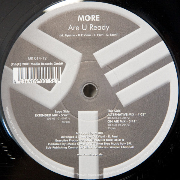 are u ready (12")