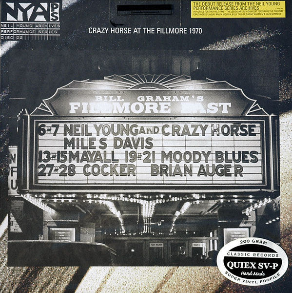 live at the fillmore east march 6 & 7, 1970 (quiex-svp-mint)