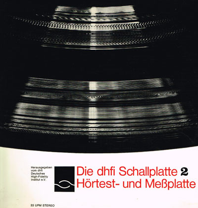 die dhfi schallplatte 2: hörtest- und meßplatte