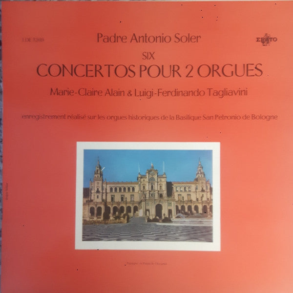 marie-claire alain, luigi-ferdinando tagliavini* - six concertos pour 2 orgues