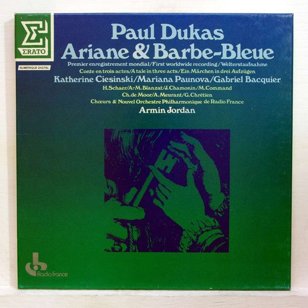 katherine ciesinski, mariana paunova, gabriel bacquier, armin jordan - ariane & barbe-bleue