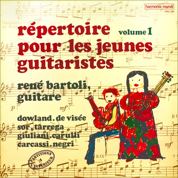 répertoire pour les jeunes guitaristes, volume 1